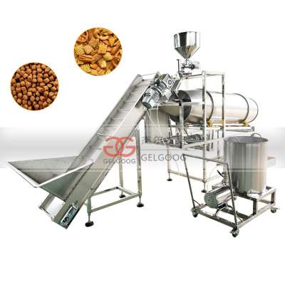 Manufacturer Drum Coating and Seasoning Pop Corn Flavoring Tea Dog Food Flavour Machine for Snack Food